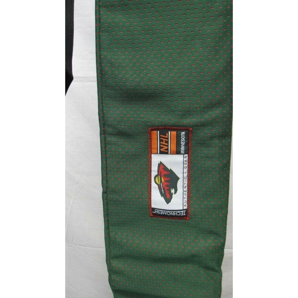 NWT Minnesota Wild Green Black Hockey Stick Bag 69" Long x 6" Wide Image 2