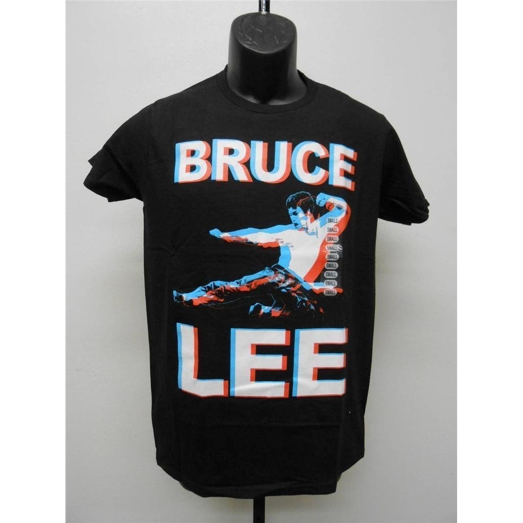 Bruce Lee "FLYING KICK" Mens Size S Small Shirt Image 1