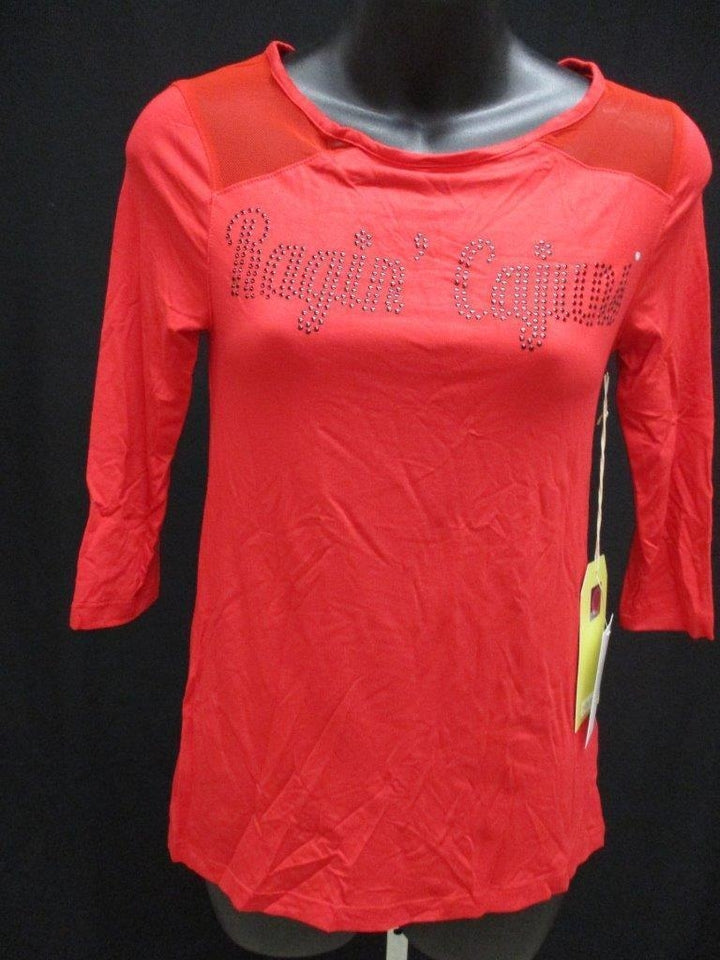 Lafayette Ragin Cajuns Womens Size M Medium Meesh and Mia Shirt MSRP 49 Image 1