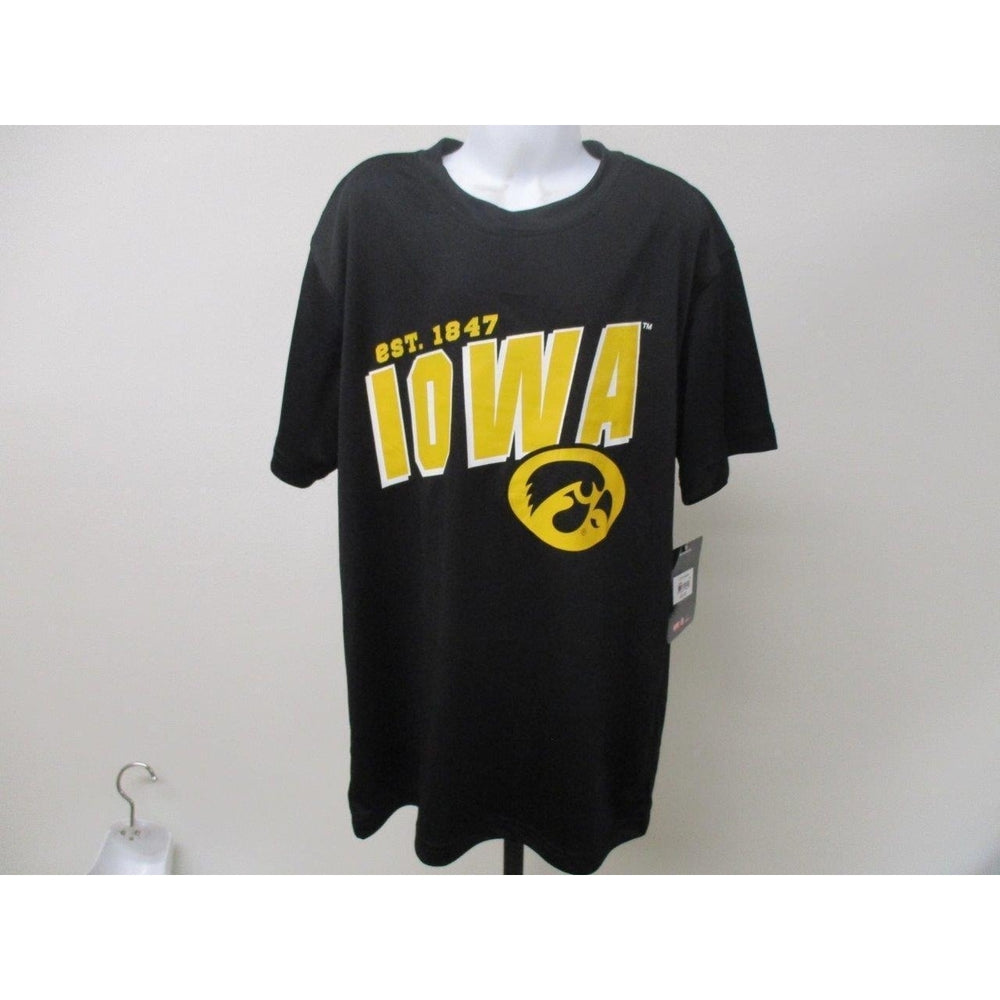 Iowa Hawkeyes Youth Size M Medium 12-14 Black Shirt Image 2