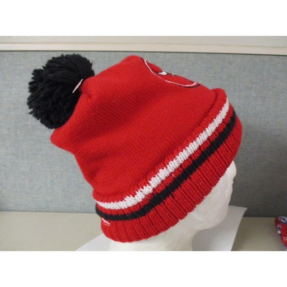 Chicago Bulls Unisex Adult Mens OSFA One Size Red Beanie Image 2