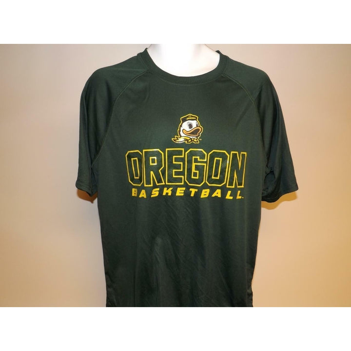 Oregon Ducks Basketball Mens XL XLarge Champion Performance Polyester Shirt Image 2