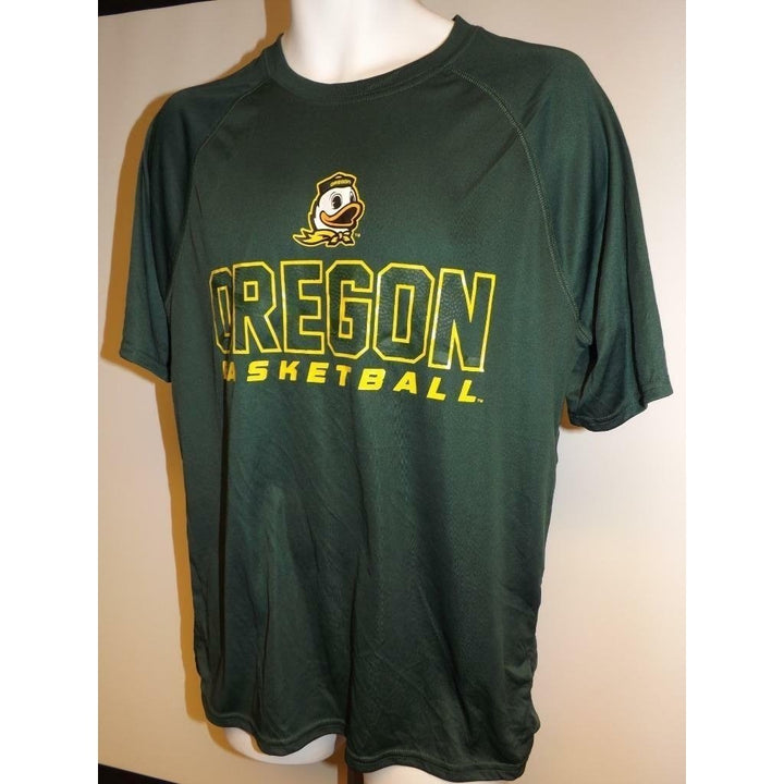 Oregon Ducks Basketball Mens XL XLarge Champion Performance Polyester Shirt Image 3