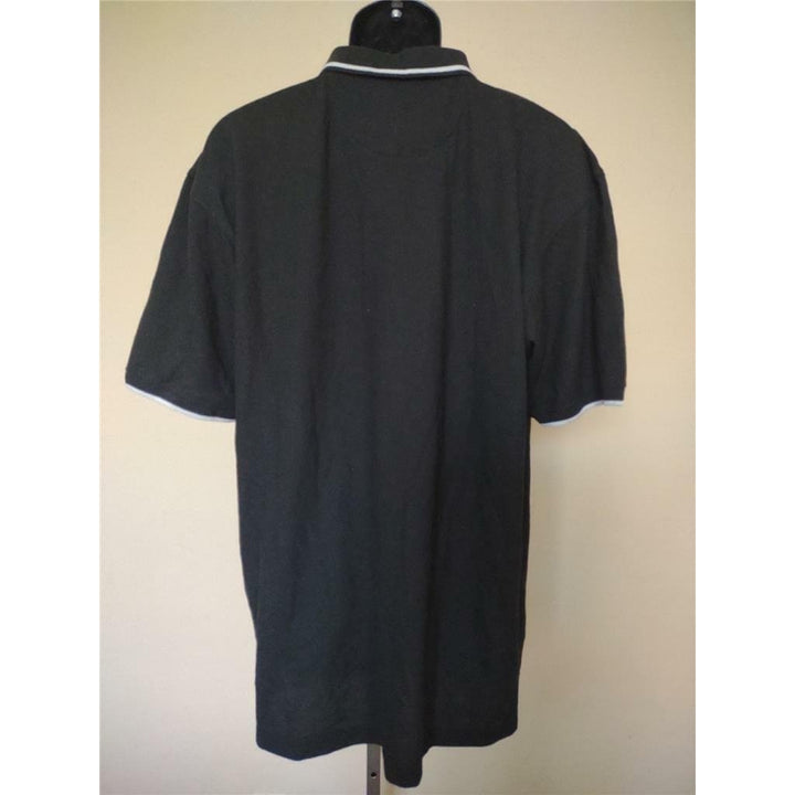 Mens Size 2XL Black Polo Shirt Image 3