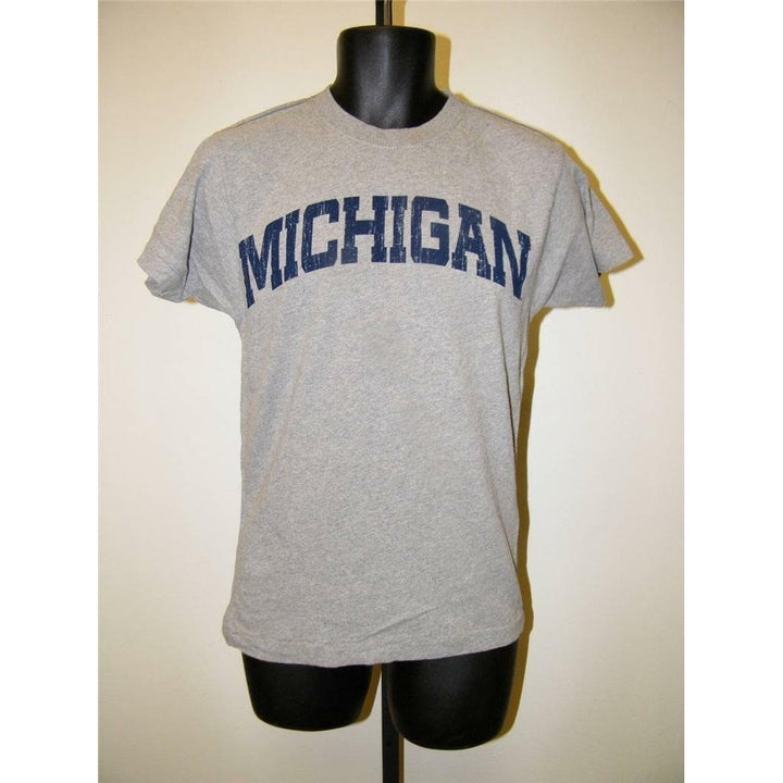 Michigan Wolverines Mens Size S Small Gray Shirt Image 1