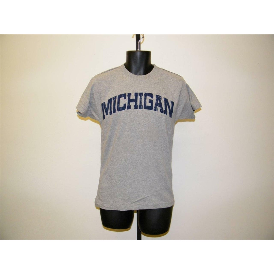 Michigan Wolverines Mens Size S Small Gray Shirt Image 2