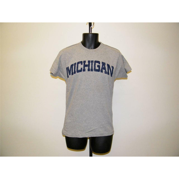 Michigan Wolverines Mens Size S Small Gray Shirt Image 2