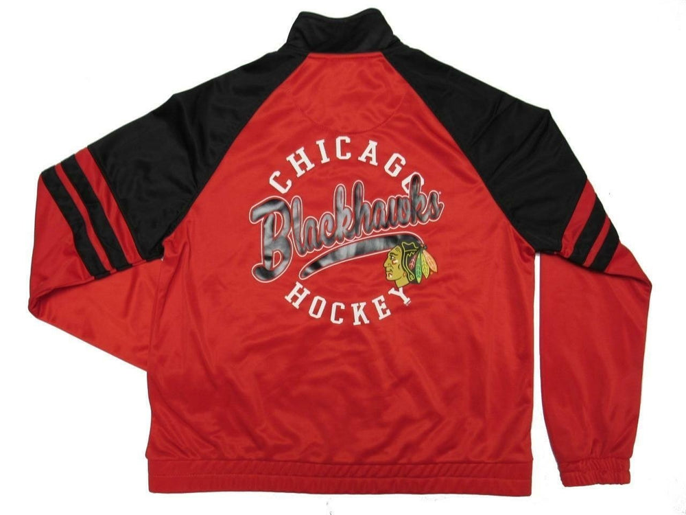 Chicago Blackhawks Youth Size XL XLarge Red Track Jacket Image 2