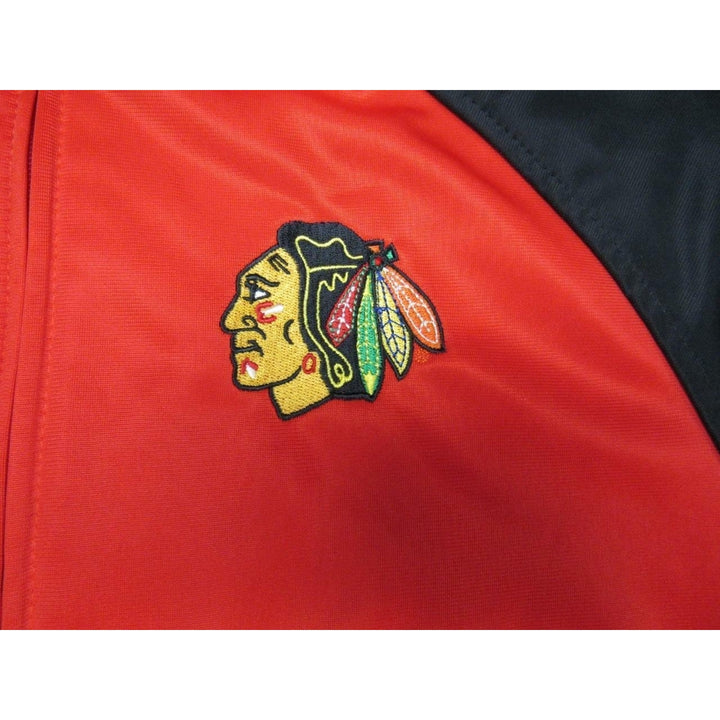 Chicago Blackhawks Youth Size XL XLarge Red Track Jacket Image 6