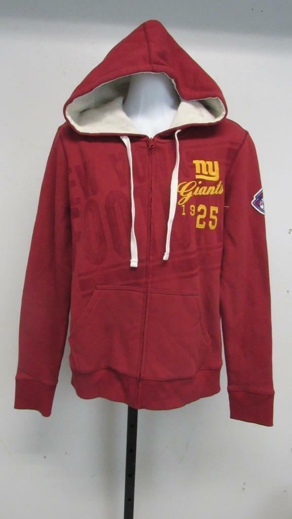 York Giants Womens Size M Medium Red Zip Up Jacket Image 1