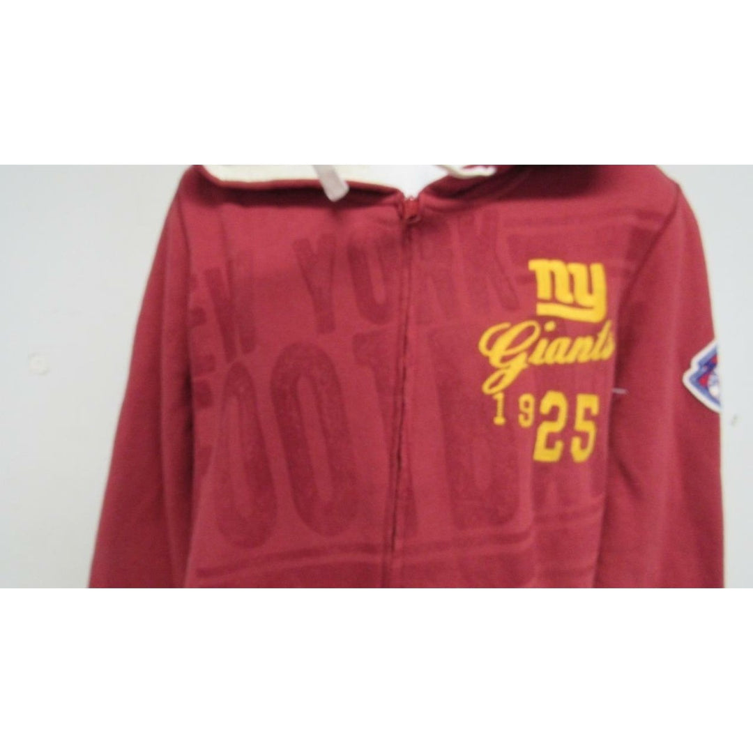 York Giants Womens Size M Medium Red Zip Up Jacket Image 4