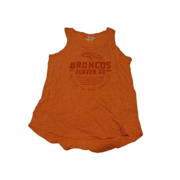 Denver Broncos Womens Size M Medium Touch Tank Top Shirt Image 2