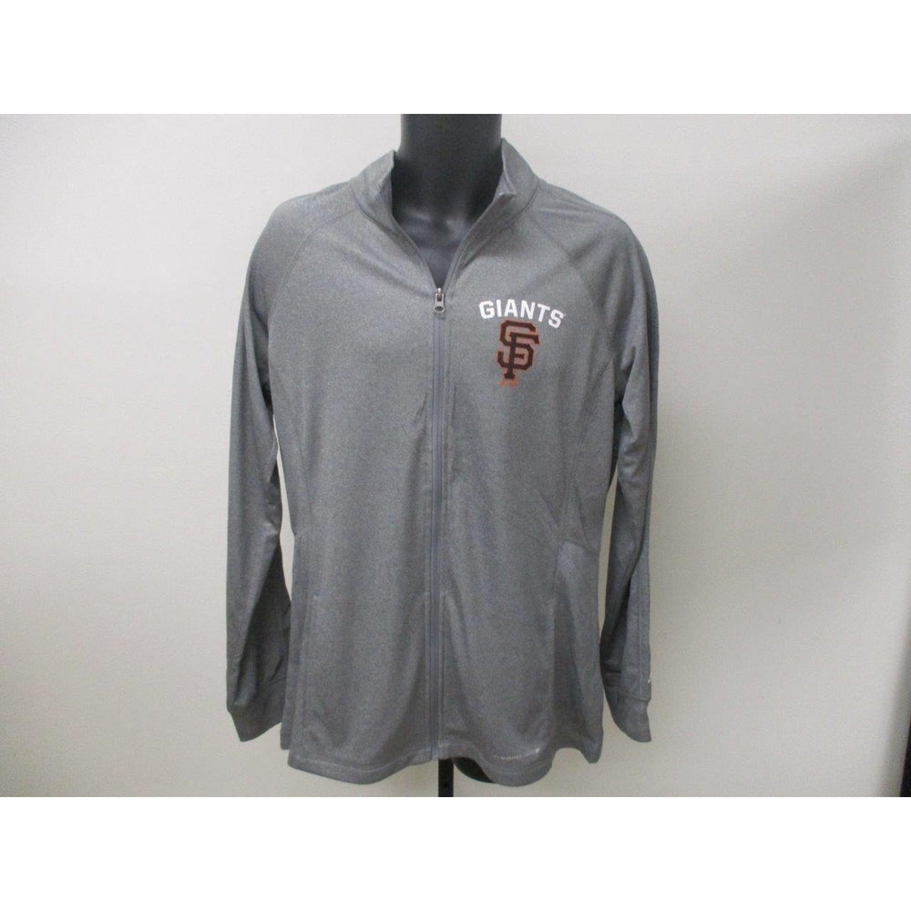 San Francisco Giants Womens Size 2XL 2XLarge Gray Track Jacket MSRP 60 Image 2