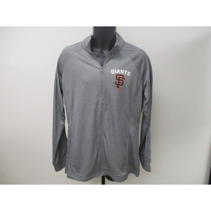 San Francisco Giants Womens Size 2XL 2XLarge Gray Track Jacket MSRP 60 Image 2