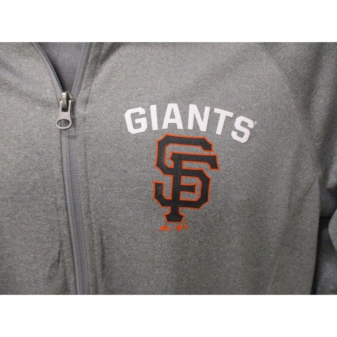 San Francisco Giants Womens Size 2XL 2XLarge Gray Track Jacket MSRP 60 Image 3