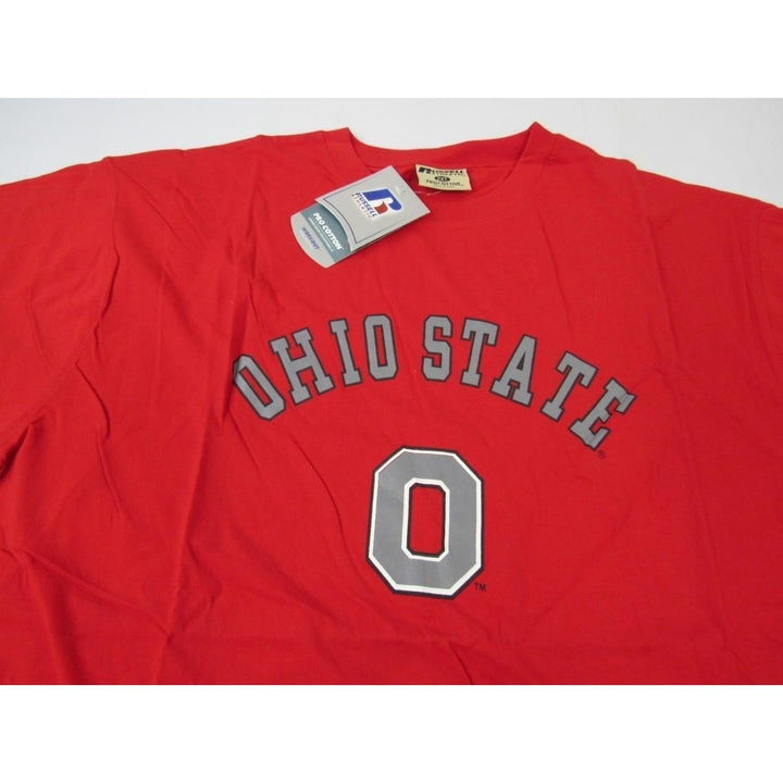 Ohio State Buckeyes Mens Size Large L-Tall Red Polo Shirt Image 2