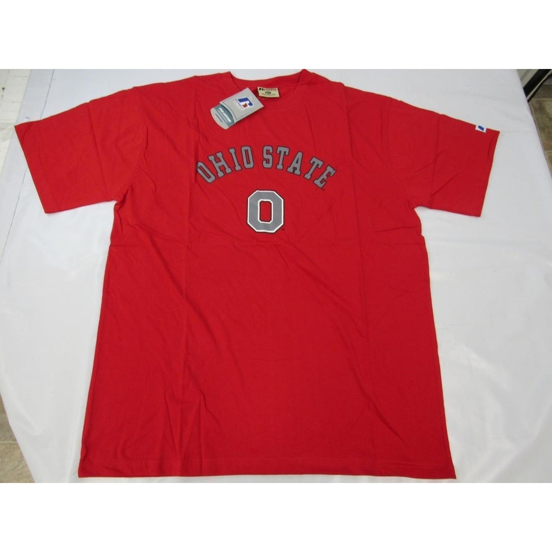 Ohio State Buckeyes Mens Size Large L-Tall Red Polo Shirt Image 4