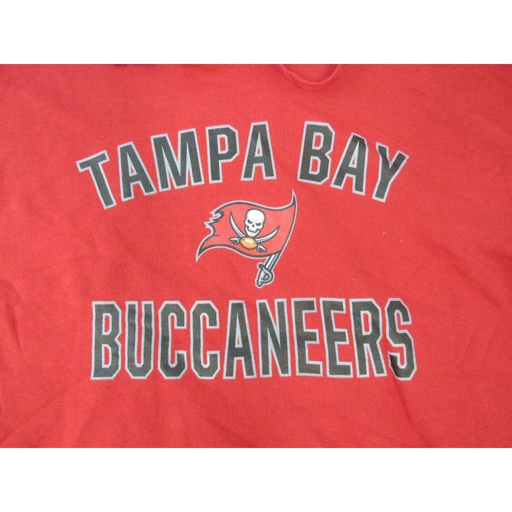 Tampa Bay Buccaneers Mens Size 4XL-Tall 4XLarge-Tall Red Hoodie Image 3