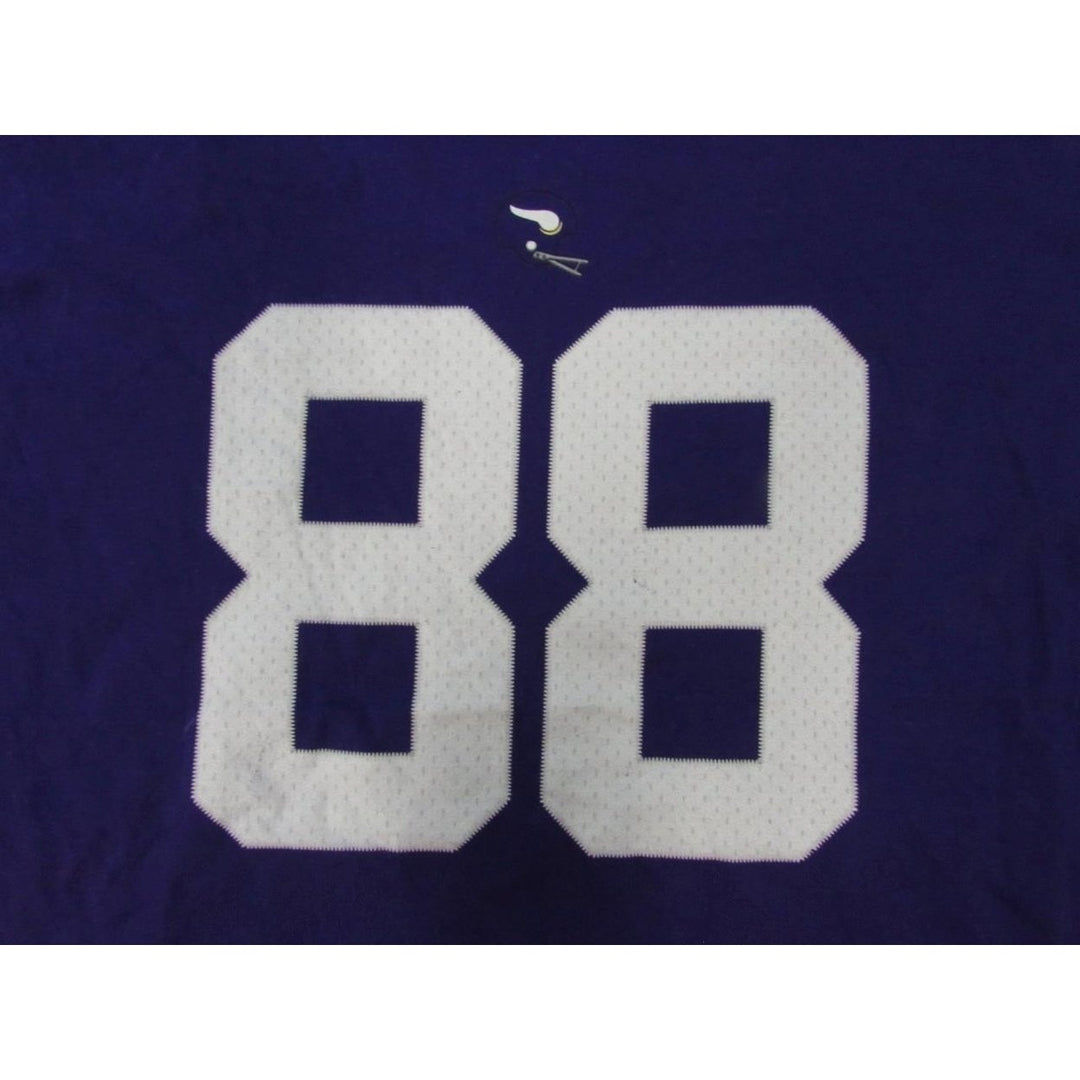 Minnesota Vikings 88 Mens Size 2XL 2XLarge Purple Shirt Image 3