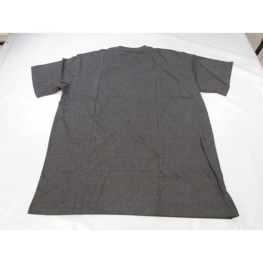 York Knicks Mens Sizes 2XLT 2XLarge-Tall Gray Majestic Shirt Image 2