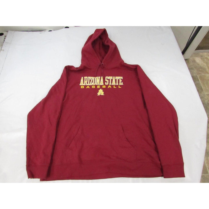 Arizona State Sun Devils Baseball Mens Size 3XL Red Hoodie Image 1