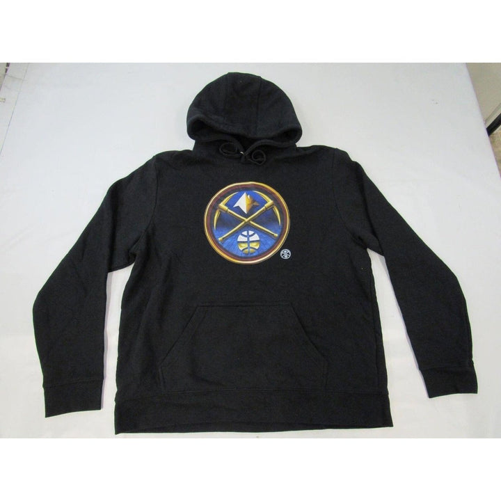 Denver Nuggets Mens Size XL XLarge Black Hoodie Image 1