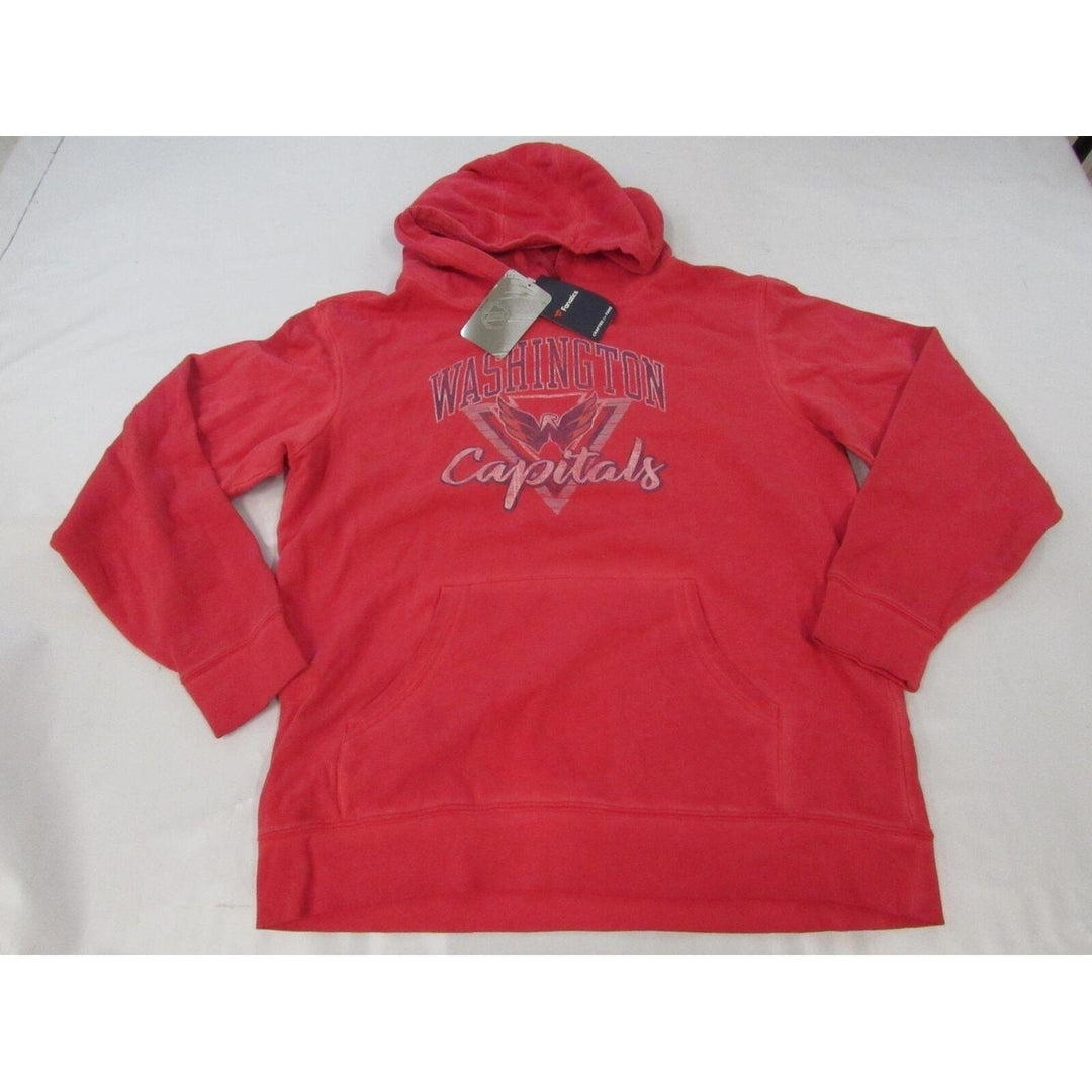 Washington Capitals Mens Size M Medium Red Hoodie Image 1