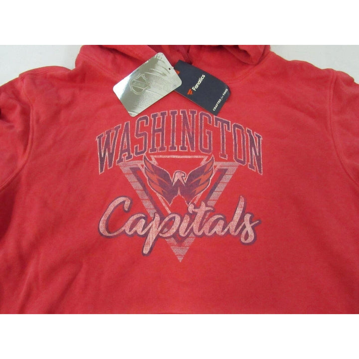 Washington Capitals Mens Size M Medium Red Hoodie Image 2