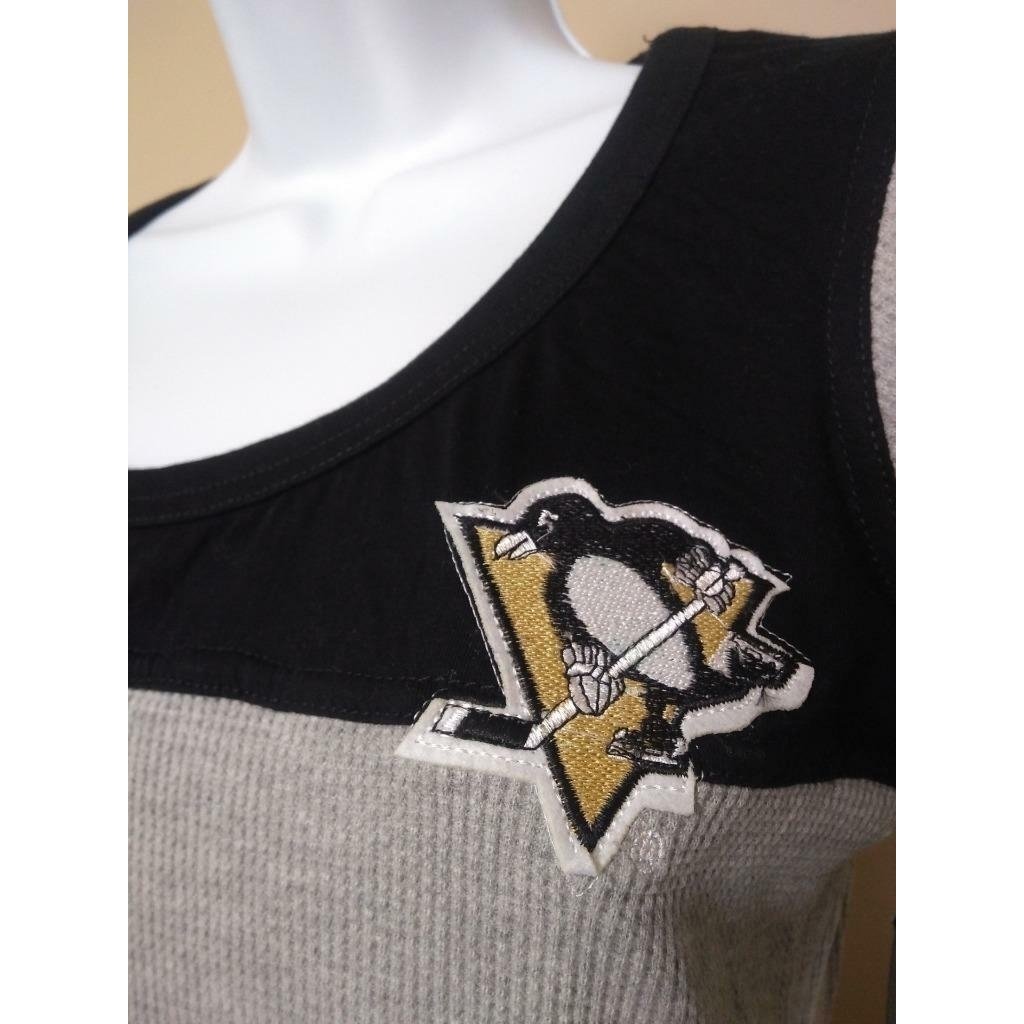 -Minor Flaw Pittsburgh Penguins Womens Size XL Gray G-III Longsleeve Shirt Image 2