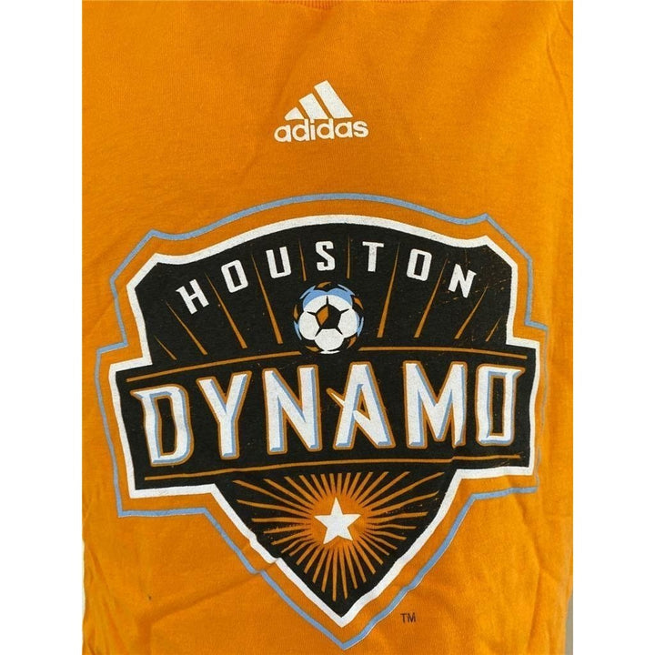 Houston Dynamo Kids Size 4T Orange Adidas Shirt Image 3