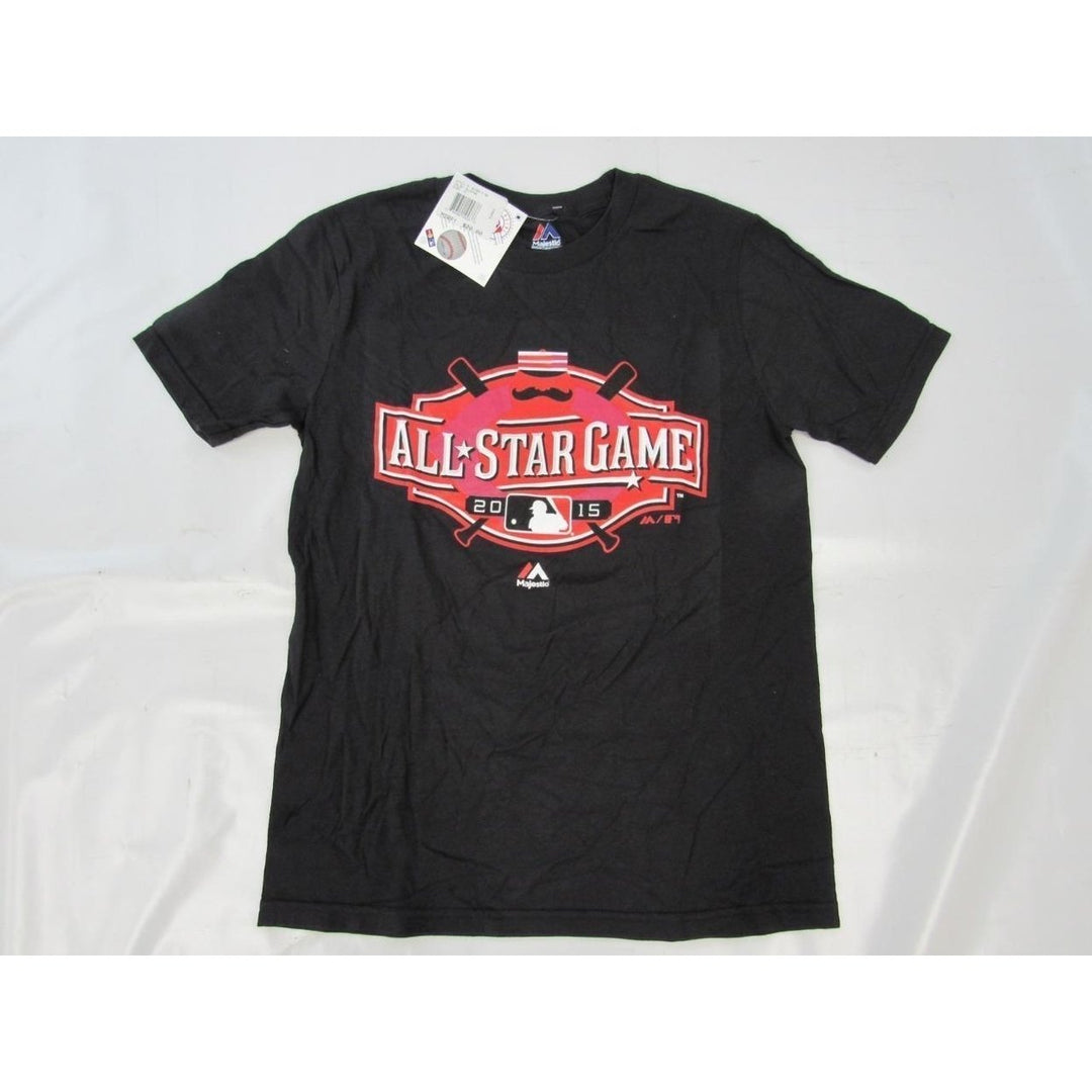 All Star Game 2015 Youth Size M Medium (10/12) Black Majestic Shirt 20 Image 1