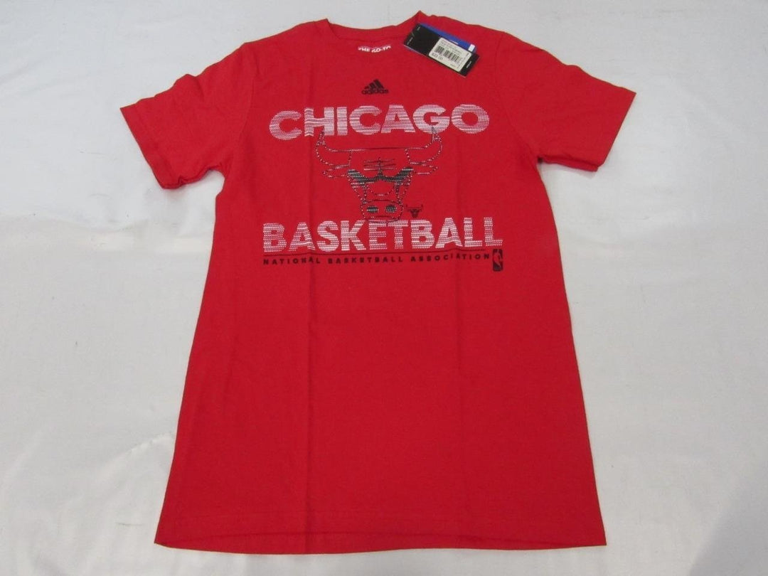 Chicago Bulls Basketball Mens Size S Small Adidas Red Shirt 22 Image 1