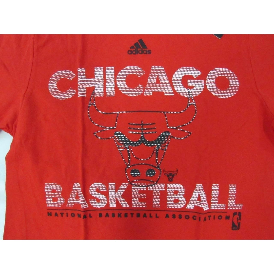 Chicago Bulls Basketball Mens Size S Small Adidas Red Shirt 22 Image 3