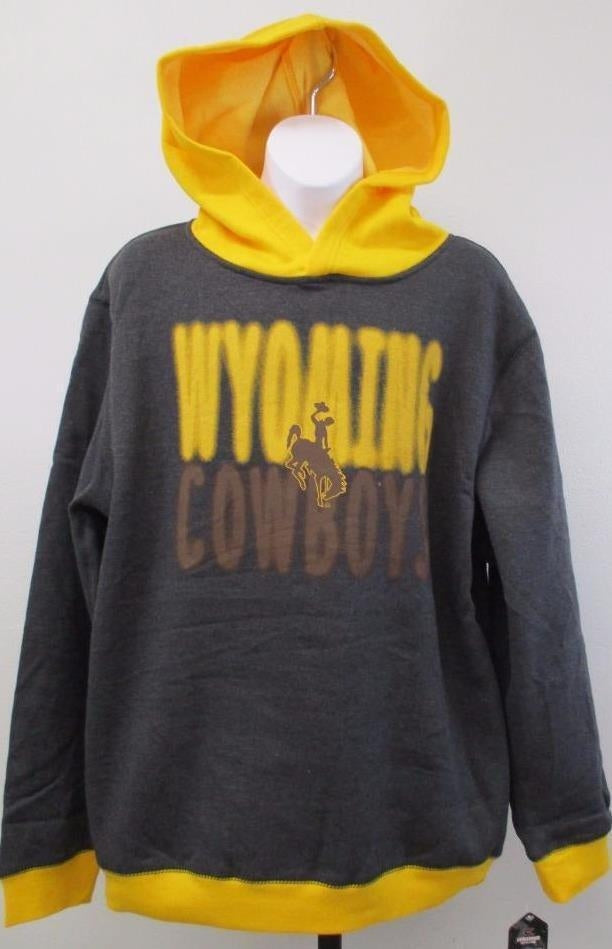 Wyoming Cowboys Youth Size L Large 16/18 Hoodie 40 MSRP Image 1