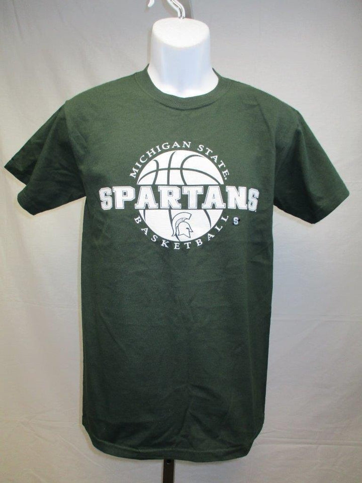 Michigan State Spartans Basketball Mens Size S Small Dark Green Shirt Image 1