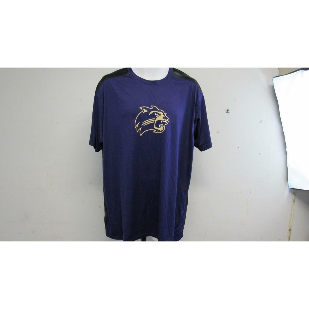 Western Carolina Catamounts Men Size XL XLarge Purple Russell Athletic Shirt Image 2