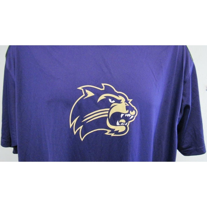 Western Carolina Catamounts Men Size XL XLarge Purple Russell Athletic Shirt Image 3