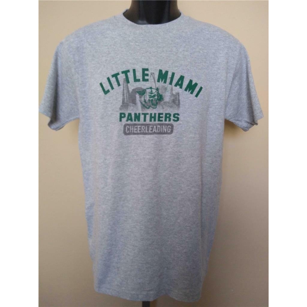 Minor Flaw Little Miami Panthers Cheerleading Mens Size S Gray Shirt Image 1