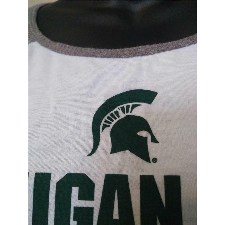 Minor Flaw Michigan State Spartans Athletics Womens Size L White Shirt Image 3