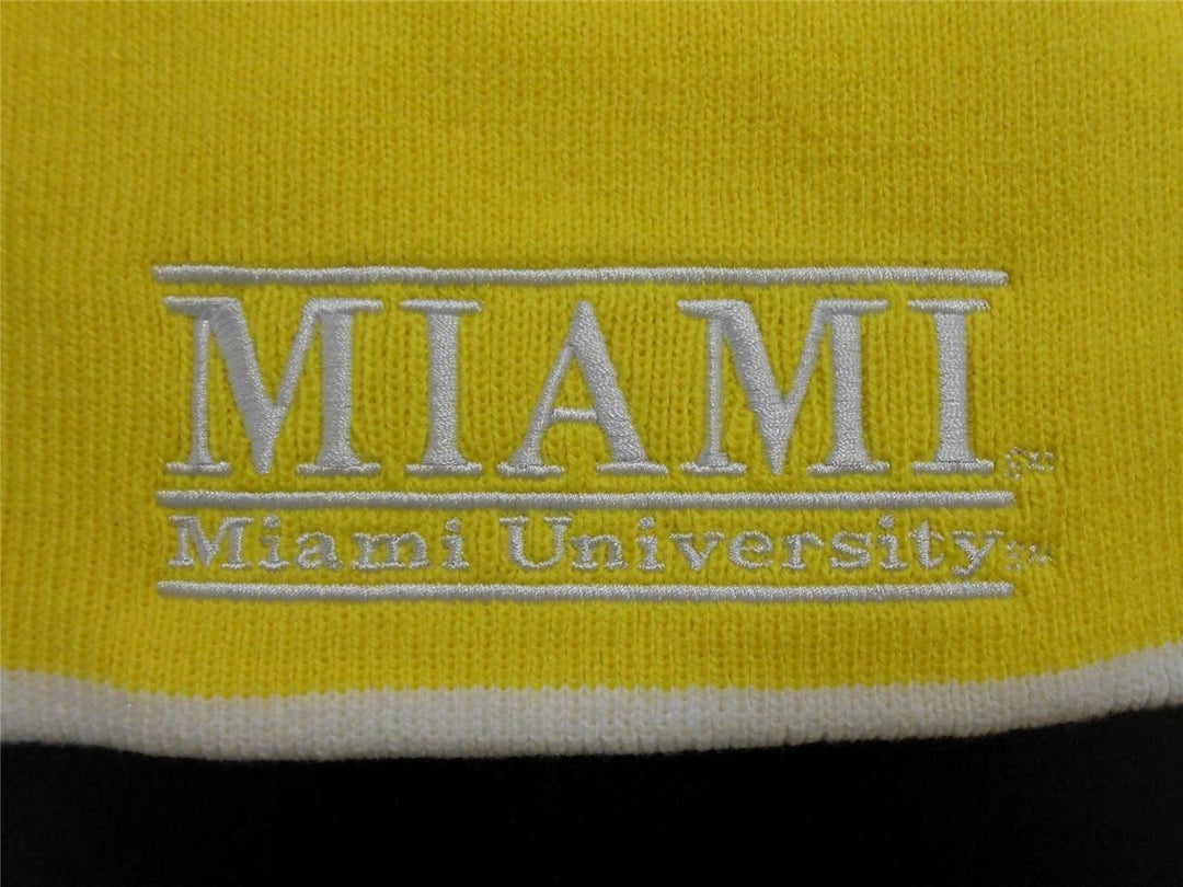 Miami University RedHawks Mens Adult Beanie Hat Image 4