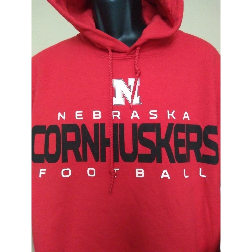 -Minor Flaw Nebraska Cornhuskers Mens Size L Large Hands High Hoodie 67.99 Image 2