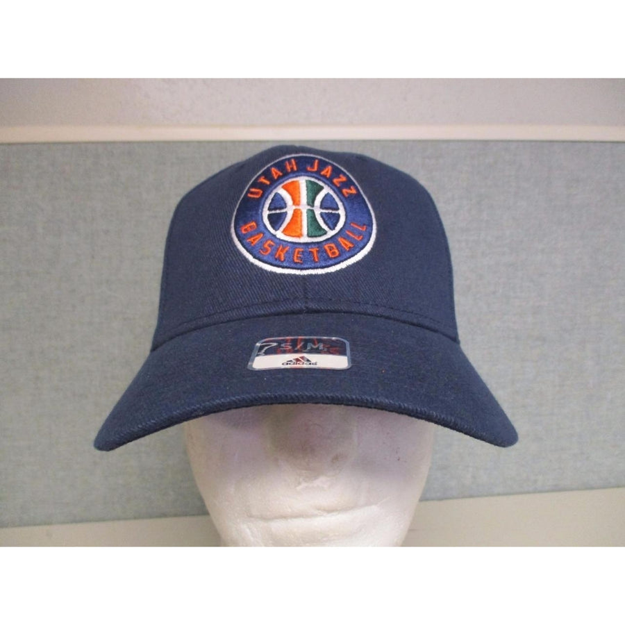 Utah Jazz Mens Adidas S/M Flex Fit Cap Hat 26 Image 1