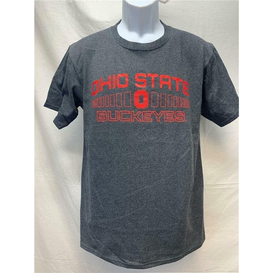 Ohio State Buckeyes Mens Size M Medium Gray J.America Shirt Image 1