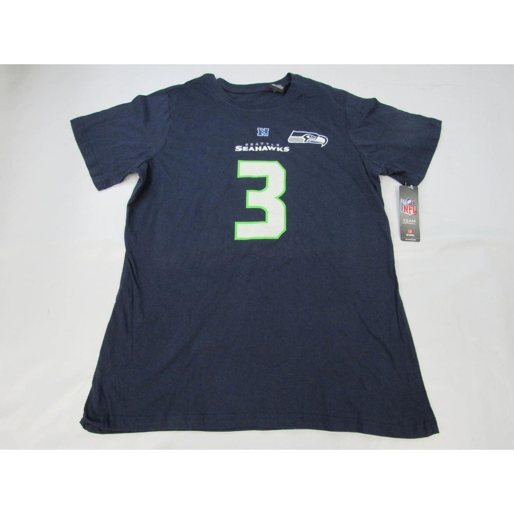 Russell Wilson 3 Seattle Seahawks Womens Size M Medium Majestic Shirt Image 2