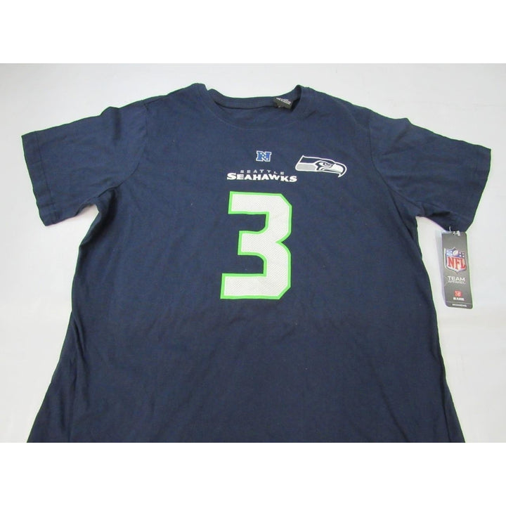 Russell Wilson 3 Seattle Seahawks Womens Size M Medium Majestic Shirt Image 3