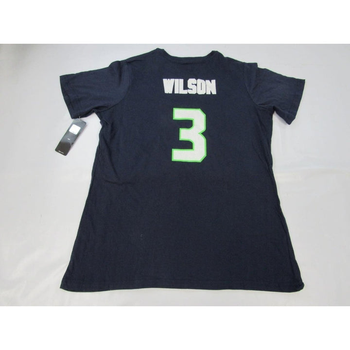 Russell Wilson 3 Seattle Seahawks Womens Size M Medium Majestic Shirt Image 4