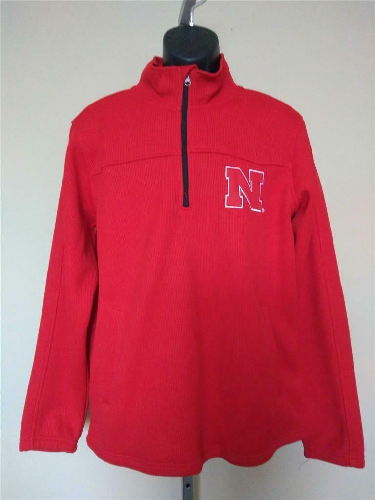 Nebraska Cornhuskers Mens Size XL Red GIII 1/4 Zip Pullover Image 1