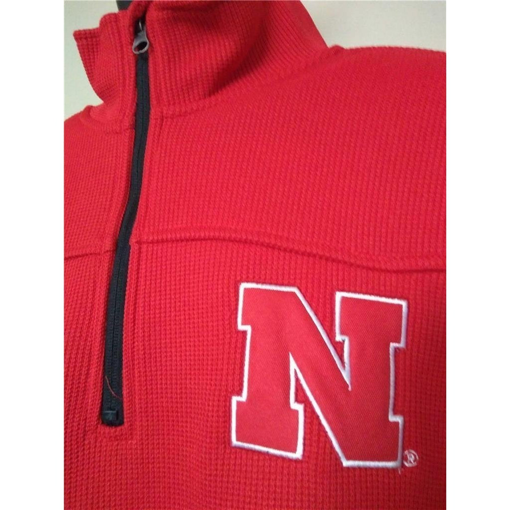 Nebraska Cornhuskers Mens Size XL Red GIII 1/4 Zip Pullover Image 2