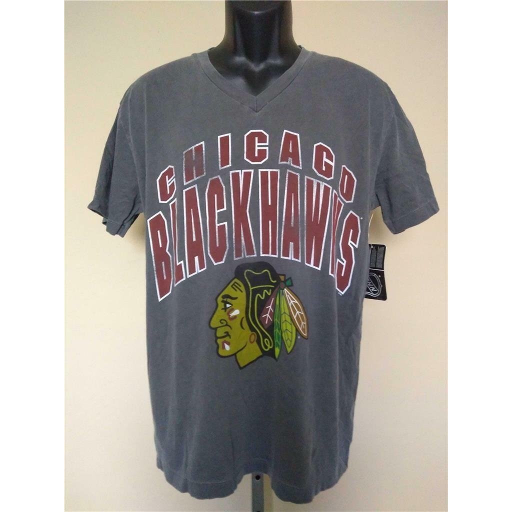 Chicago Blackhawks Mens Size M Medium Gray GIII Shirt Image 1