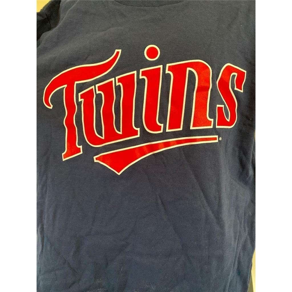 Minnesota Twins Youth Size S Small Blue Shirt Image 3